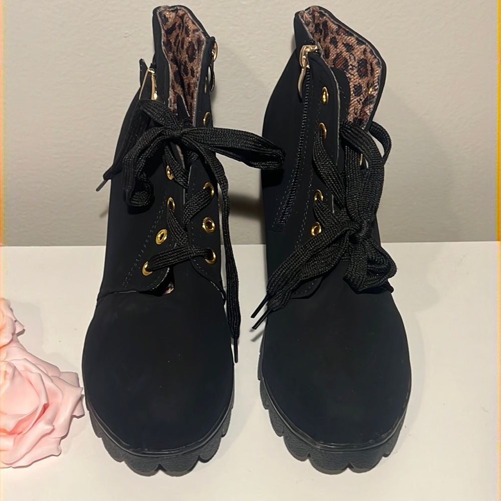 NWOT Black Ankle Boots